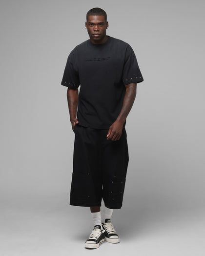 Loiter Rodeo Applique T-Shirt Black