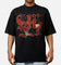 Saint Morta Highway Mock Neck T-Shirt Off Black