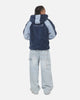 Carre Cream Sherpa Hood Zip Jacket Navy