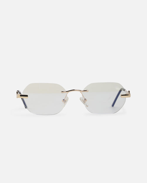 Belvoir & Co Willow Anti Blue Light Glasses Gold