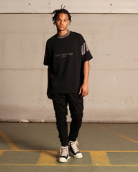 Saint Morta Box Panel T-Shirt Black