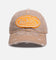Von Dutch Contrast Distressed Zigzag Strapback Taupe/Orange