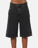 X-Large Baggy Bull Denim 91 Shorts Washed Black
