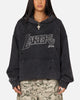 Mitchell & Ness Los Angeles Lakers Distressed Rhinestone Logo Hoodie Faded Black