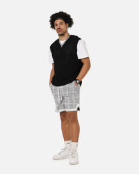 XXIII Open Knit Vest Black