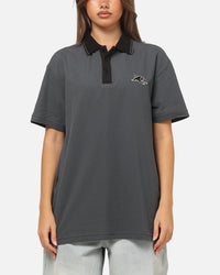 Bleacher Athletic Penrith Panthers NRL Adult Golf Polo T-Shirt Grey