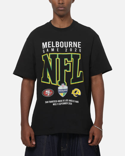 Majestic Athletic NFL Green and Gold T-Shirt Black