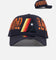 New Era Houston Astros 'Goth Script' 9FORTY A-Frame Snapback Navy/Orange