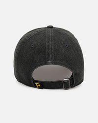 New Era Pittsburgh Pirates 'Distressed Denim 2.0' 9FORTY A-Frame Strapback Black