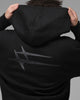 Loiter Ultra Hybrid Zip Hoodie Black Stealth