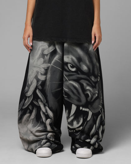 Loiter Airbrush Sweatpants Black