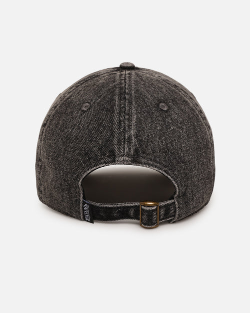 Von Dutch Washed Denim Dad Strapback Hat Washed Grey