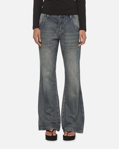 Ed Hardy Faded Bootcut Jeans Dirty Denim