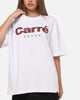 Carre Applique T-Shirt Solid White