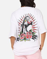 Ed Hardy Panther Ray T-Shirt White