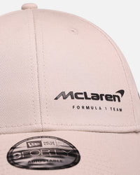 New Era X Mclaren 'Essential' 9FORTY Casual Snapback Light Beige