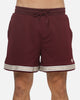 Adidas Warp Knit Shorts Maroon