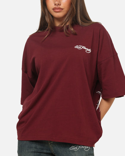Ed Hardy Fade T-Shirt Wine