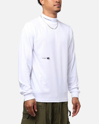 Students Golf Host Long Sleeve Mock Neck T-Shirt White