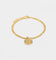 Raising Hell Women's Letter Anklet Gold