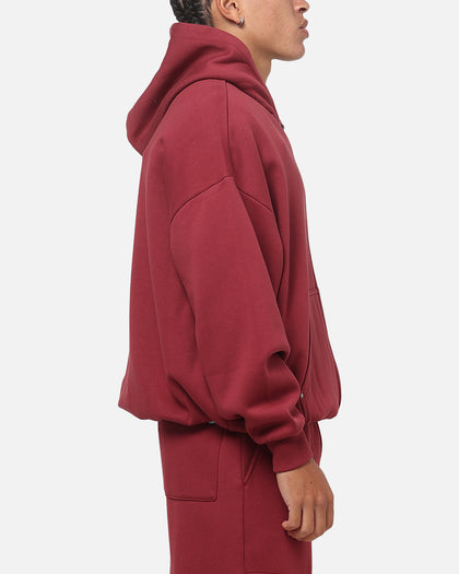 Carre Rivet Hoodie Burgundy