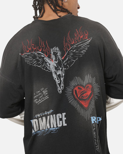 Represent Heavier Than The Heavens Long Sleeve T-Shirt Washed Black
