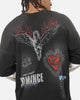 Represent Heavier Than The Heavens Long Sleeve T-Shirt Washed Black