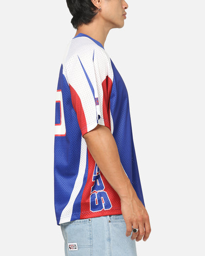 Mitchell & Ness Buffalo Bills Warehouse Rave Jersey White/Blue/Red