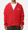 Strawberry Thermal Zip-Up Hoodie Red