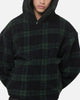 Carre Sherpa Hooded Jumper Tartan Plaid