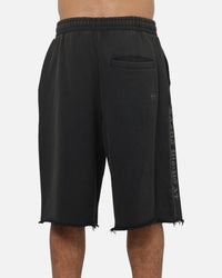 Saint Morta Bloodline Baggy Sweat Shorts Washed Black