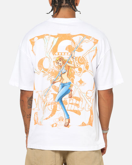 73Studio X One Piece Nami Vintage T-Shirt White