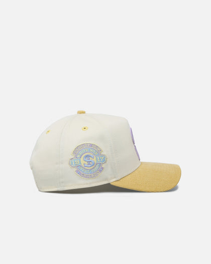 New Era Chicago White Sox 'Easter Corduroy' 9FORTY A-Frame Snapback White/Yellow