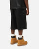 Loiter Motor PU Leather Shorts Black