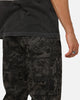 X-Large Comic Denim Pants Black