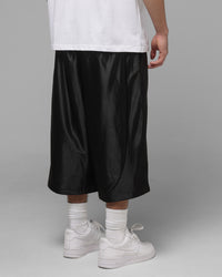 Loiter Impact Satin Shorts Black