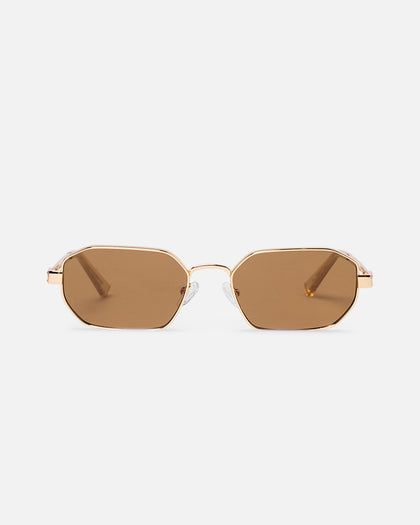Le Specs Mythic Sunglasses Gold/Brown