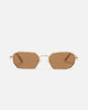 Le Specs Mythic Sunglasses Gold/Brown