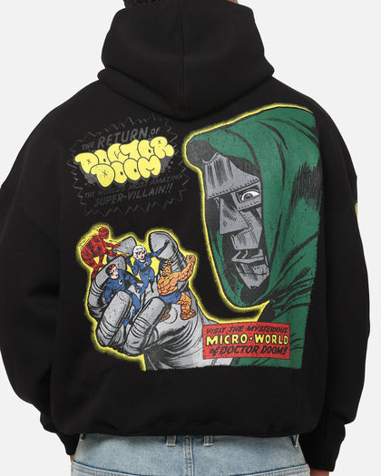 73Studio Marvel Fantastic Four Doctor Doom Villain Hoodie Black