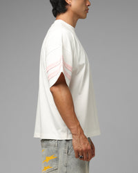 Loiter Hybrid Endzone T-Shirt Off White