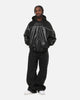 Carré Velocity Vegan Leather Bomber Jacket Black