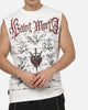 Saint Morta World Tour Oversized Muscle T-Shirt Off White