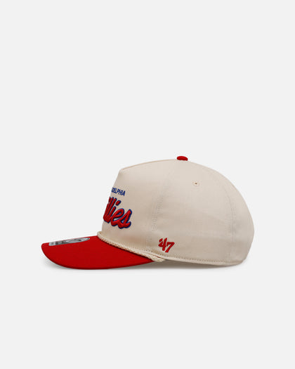 47 Brand Philadelphia Phillies 'MLB Opening Day' Script Hitch Snapback Natural