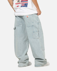 Carre Baggy Work Jeans Light Blue Wash