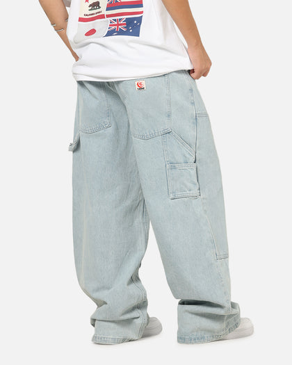 Carre Baggy Work Jeans Light Blue Wash