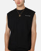 Saint Morta Scription Oversized Muscle T-Shirt Black