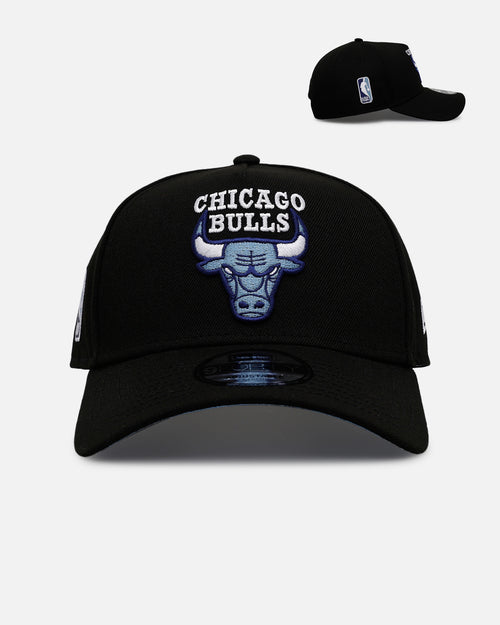 New Era Chicago Bulls 'Black And Sky Blue' 9FORTY A-Frame Snapback Black/Sky Blue