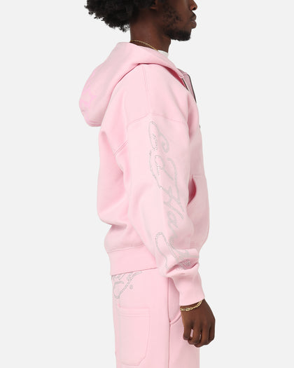 Ed Hardy Trinity Zip Hoodie Pink