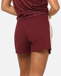Puma Women's T7 Pintuck Shorts Ruby