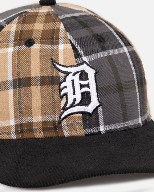 New Era Detroit Tigers 'Multi Panel Plaid' 9FIFTY High Crown Strapback Plaid